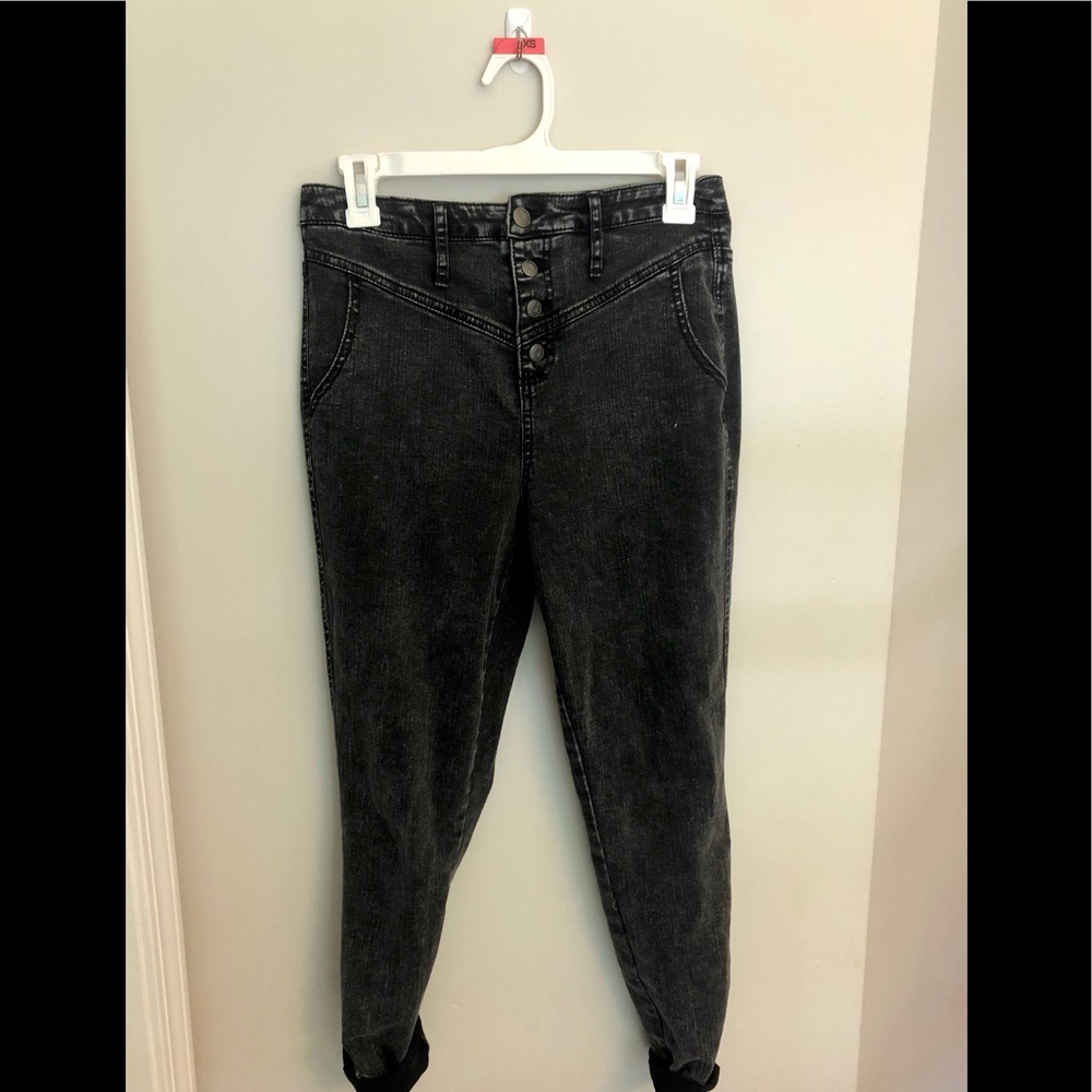 Black High-Rise Jeans